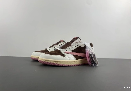 OG  Travis Pink Scott Low DZ4137-206 DZ4137-206 Jordan Retro brown 1 SP 0919
